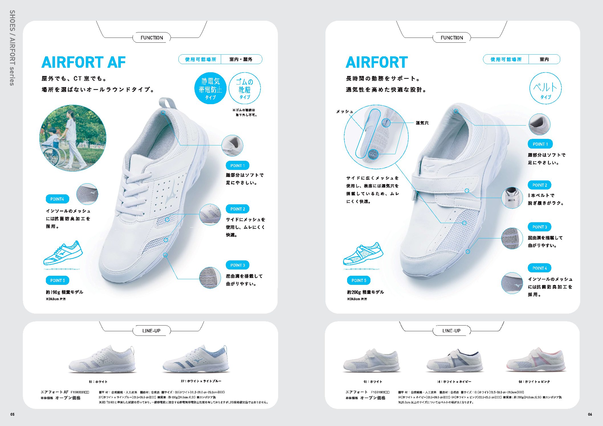 MIZUNOメディカルシューズ AIRFORT+AIRFORT AF